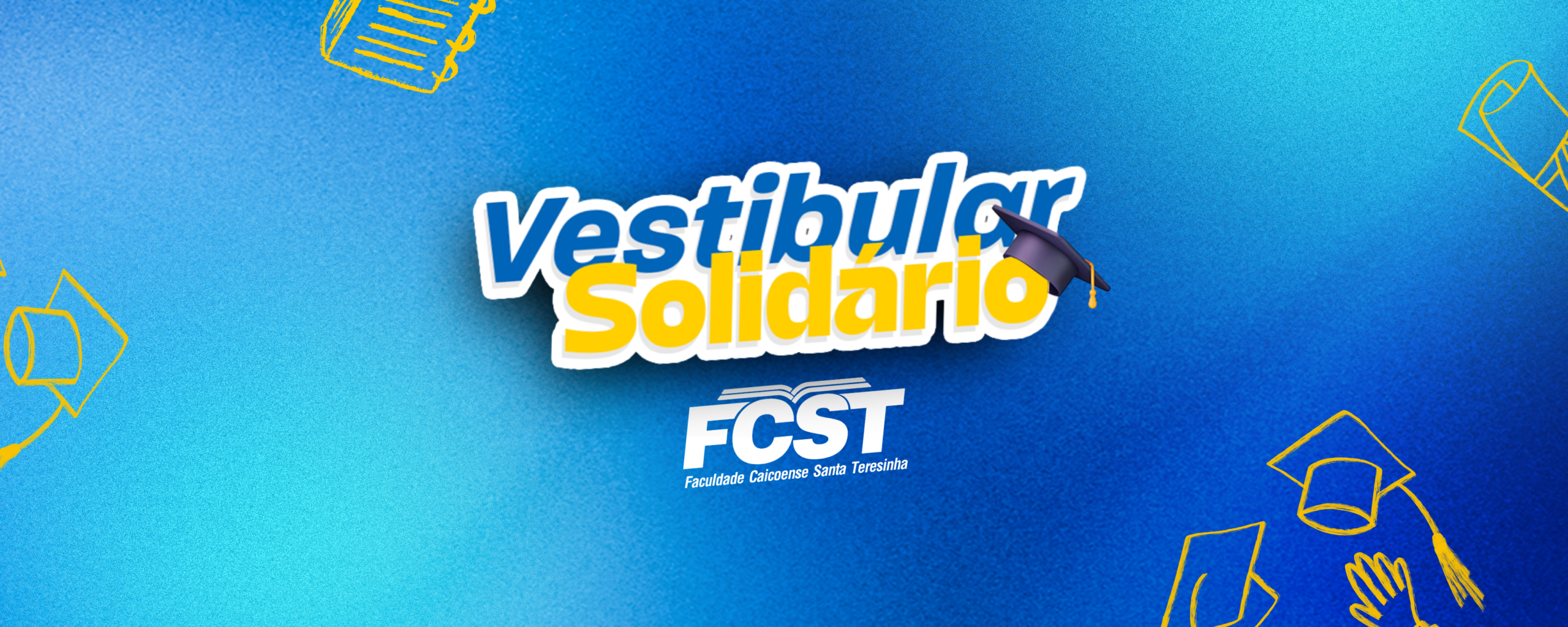 Capa Site Vestibular Solidário - FCST